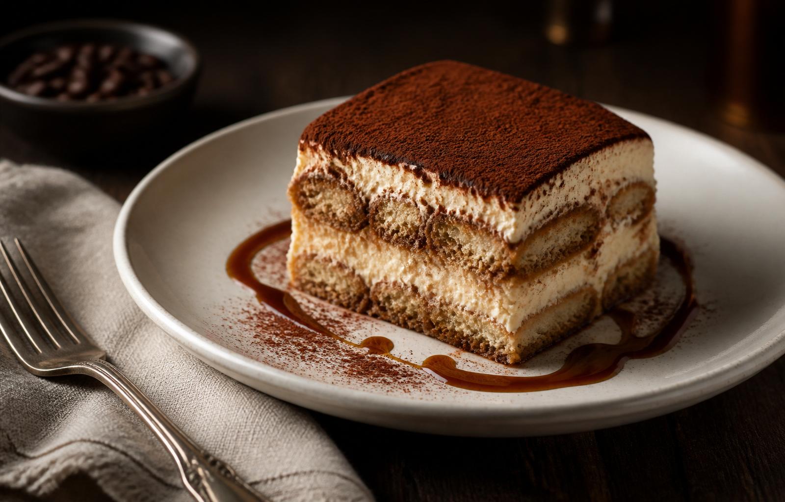 Assorted Italian desserts including tiramisu and cannoli